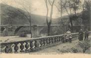 11 Aude CPA FRANCE 11 " Alet les Bains, Jardin de l'évéché, le pont".