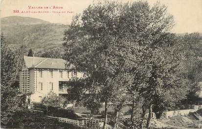 CPA FRANCE 11 " Alet les Bains, Villa du parc".