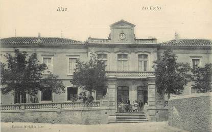 CPA FRANCE 11 "Bize, Les écoles".