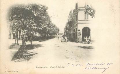 CPA ALGERIE "Mostaganem, place de l'Eglise"
