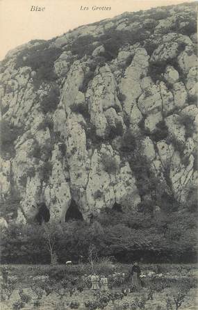 CPA FRANCE 11 "Bize, Les grottes".