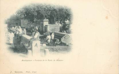 CPA ALGERIE "Mostaganem, Fontaine de la Porte de Mascara"