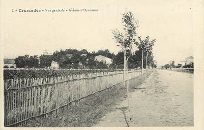 CPA FRANCE 11 "Cruscades, Vue générale , avenue d'ornaisons".