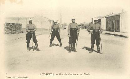 CPA ALGERIE "Aïn Sefra, rue de France et la Poste"