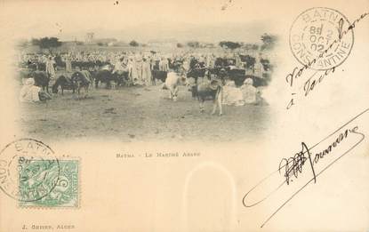 CPA ALGERIE "Batna, marché arabe"