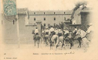 CPA ALGERIE "Batna, quartier de la cavalerie"