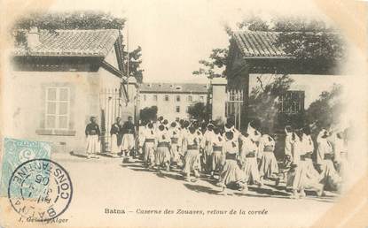 CPA ALGERIE "Batna, caserne des zouaves"