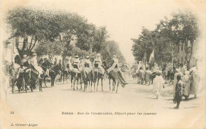 CPA ALGERIE "Batna, rue de Constantine"