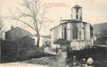 CPA FRANCE 11 " Cuxac - Cabardès, L'église".