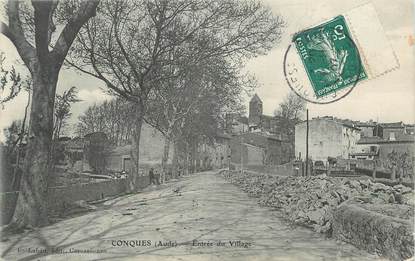 CPA FRANCE 11 " Conquès, Entrée du village".