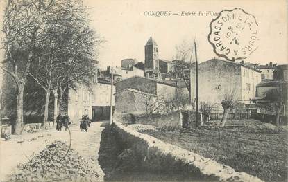 CPA FRANCE 11 " Conquès, Entrée du village".