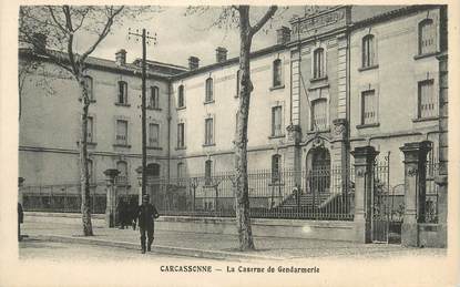 CPA FRANCE 11 " Carcassonne, La caserne de Gendarmerie".