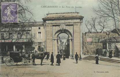 CPA FRANCE 11 " Carcassonne, Porte des Jacobins".
