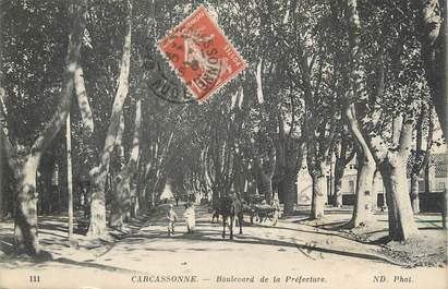 CPA FRANCE 11 " Carcassonne, Boulevard de la Préfecture".