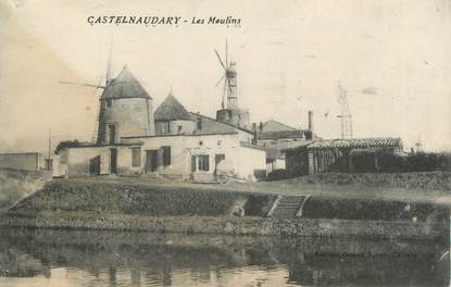 CPA FRANCE 11 " Castelnaudary, Les moulins".