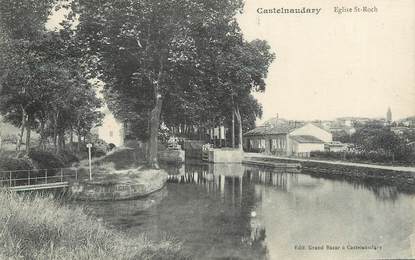 CPA FRANCE 11 " Castelnaudary, Eglise St Roch".