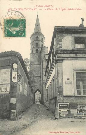 CPA FRANCE 11 " Castelnaudary, Le clocher de l'église St Michel".