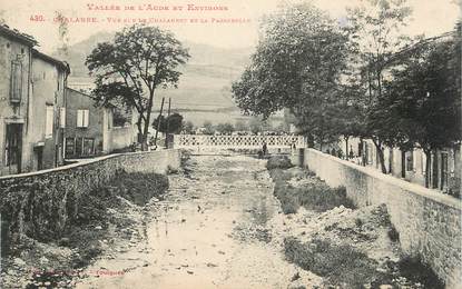 CPA FRANCE 11 " Chalabre, Vue sur le Chalanret et la passerelle".