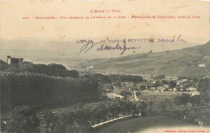 CPA FRANCE 11 " Chalabre, Vue générale de l'avenue de la gare".