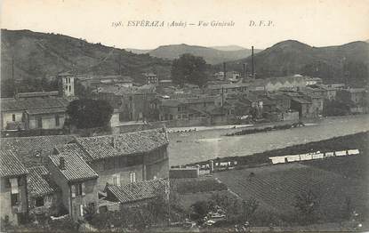 CPA FRANCE 11 " Espéraza, Vue générale".