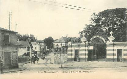 CPA FRANCE 95 "Montmorency, Entrée du Parc de l'Orangerie"