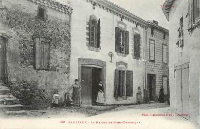 CPA FRANCE 11 " Fanjeaux, La maison de St Dominique".