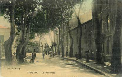 CPA FRANCE 11 " Fabrezan, La promenade".