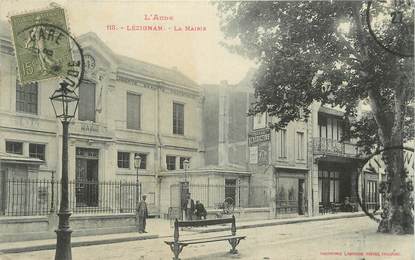 CPA FRANCE 11 "Lézignan, La Mairie".