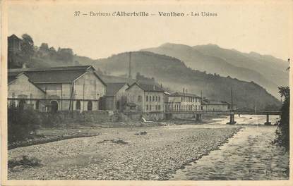 CPA FRANCE 73  "Env. d'Albertville, Venthon, Les Usines"