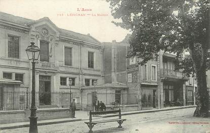 CPA FRANCE 11 "Lézignan, La Mairie".