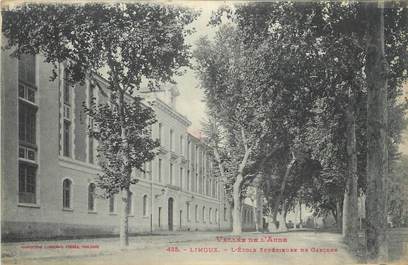 CPA FRANCE 11 " Limoux, L'école supérieure de garçons".