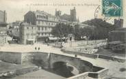 11 Aude CPA FRANCE 11 "Narbonne, Le canal et la rue de la République"