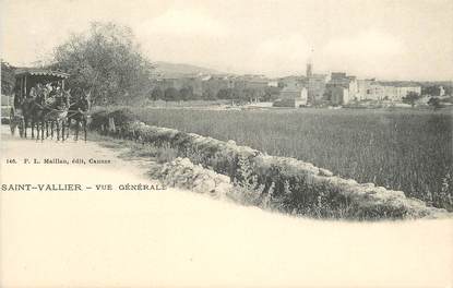 CPA FRANCE 06 "Saint Vallier, vue générale"