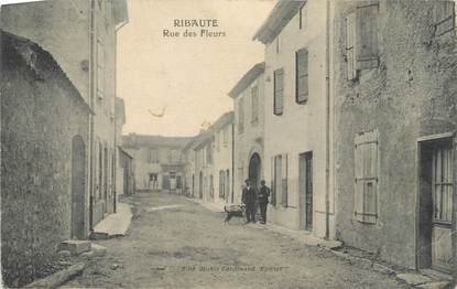 CPA FRANCE 11 " Ribaute, Rue des fleurs"