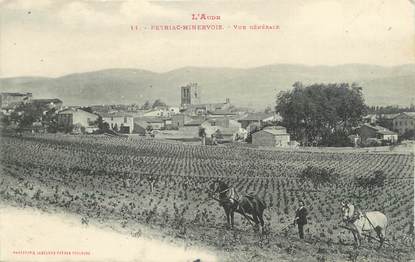 CPA FRANCE 11 " Peyriac - Minervois, Vue générale".