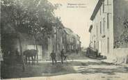 11 Aude CPA FRANCE 11 " Pépieux, Avenue de Caunes".