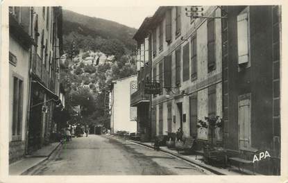 CPSM FRANCE 11 "Rennes les Bains, Grande rue et Hôtel de France".