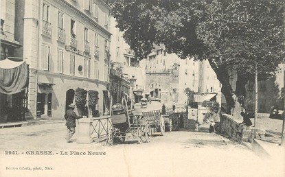 CPA FRANCE 06 "Grasse, la Place Neuve"