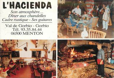 CPSM FRANCE 06 " Menton, Restaurant l' 'Hacienda".