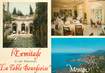 CPSM FRANCE 06 " Menton, L'Ermitage et son Restaurant La Table Bourgeoise".
