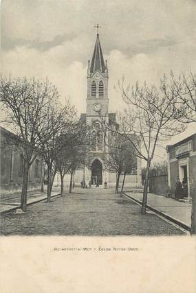 CPA FRANCE 17 "Rochefort sur Mer, L'église Notre Dame".