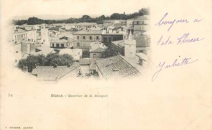 CPA ALGERIE "Blida, quartier de la Mosquée"