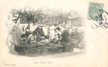 CPA ALGERIE "Blida, le marché arabe"