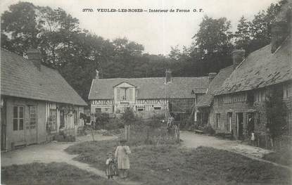 CPA FRANCE 76 "Veules les Roses, intérieur de Ferme"