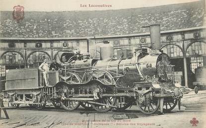 CPA CHEMIN DE FER / TRAIN "Locomotive de la Cie du Nord"