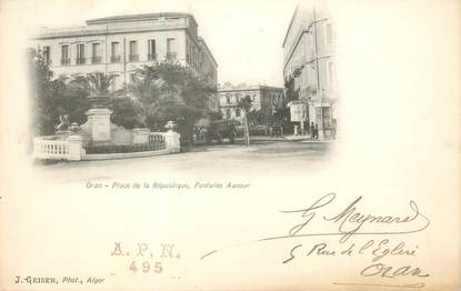 CPA ALGERIE "Oran, Place de la République"