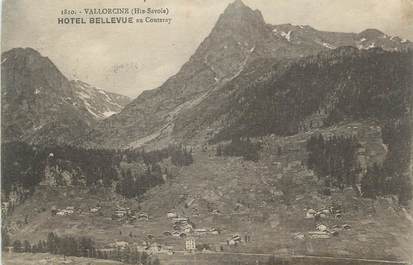 CPA FRANCE 74 " Vallorcine, Hôtel Bellevue".