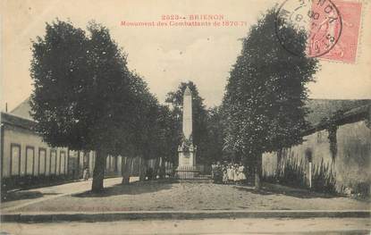 CPA FRANCE 89 "Brienon, Le monument au morts". / GUERRE DE 1870