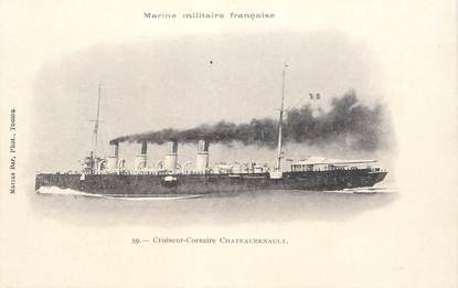 CPA VIETNAM / INDOCHINE "Croiseur corsaire Chateaurenault"
