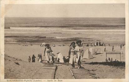 CPA FRANCE 40 " Biscarosse Plage, Après le bain".